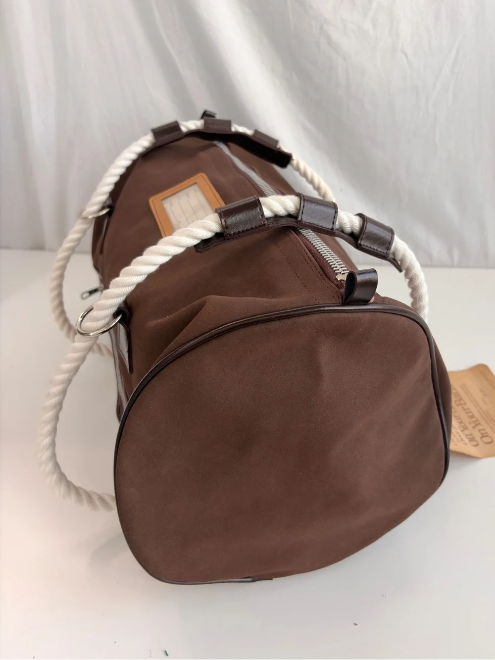 Vintage 1970s “Buddy Bag” Convertible Brown Canvas Duffel Backpack Weekender NOS
